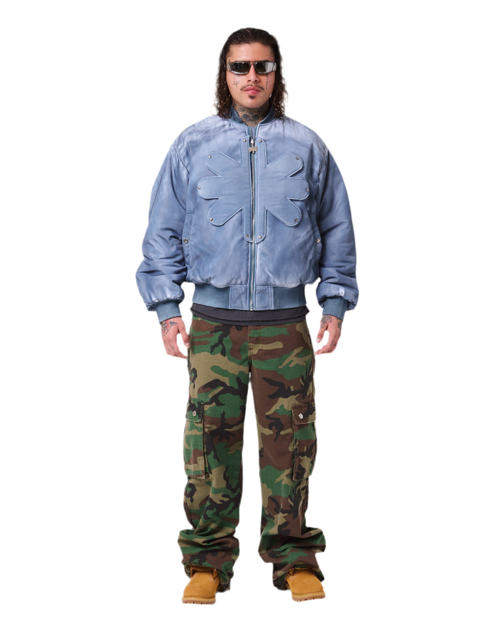 LOSTSHDWS REVERSIBLE DETACHED BOMBER (SEAFOAM)