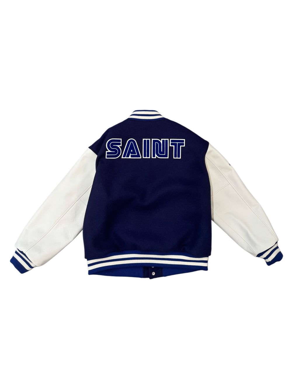 Saint Michael x Sega Varsity Jacket Blue