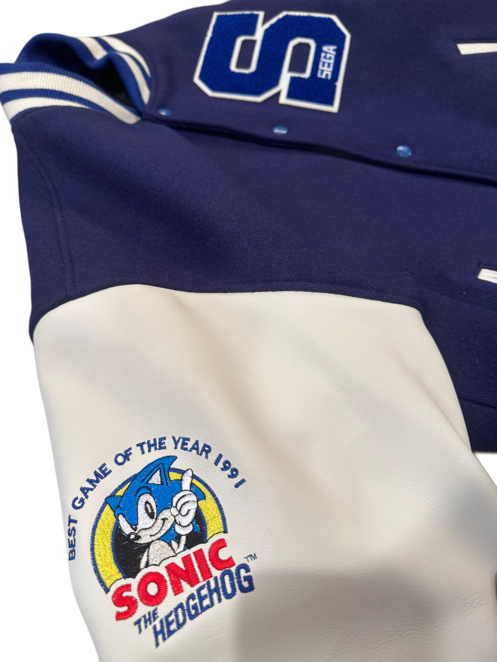 Saint Michael x Sega Varsity Jacket Blue