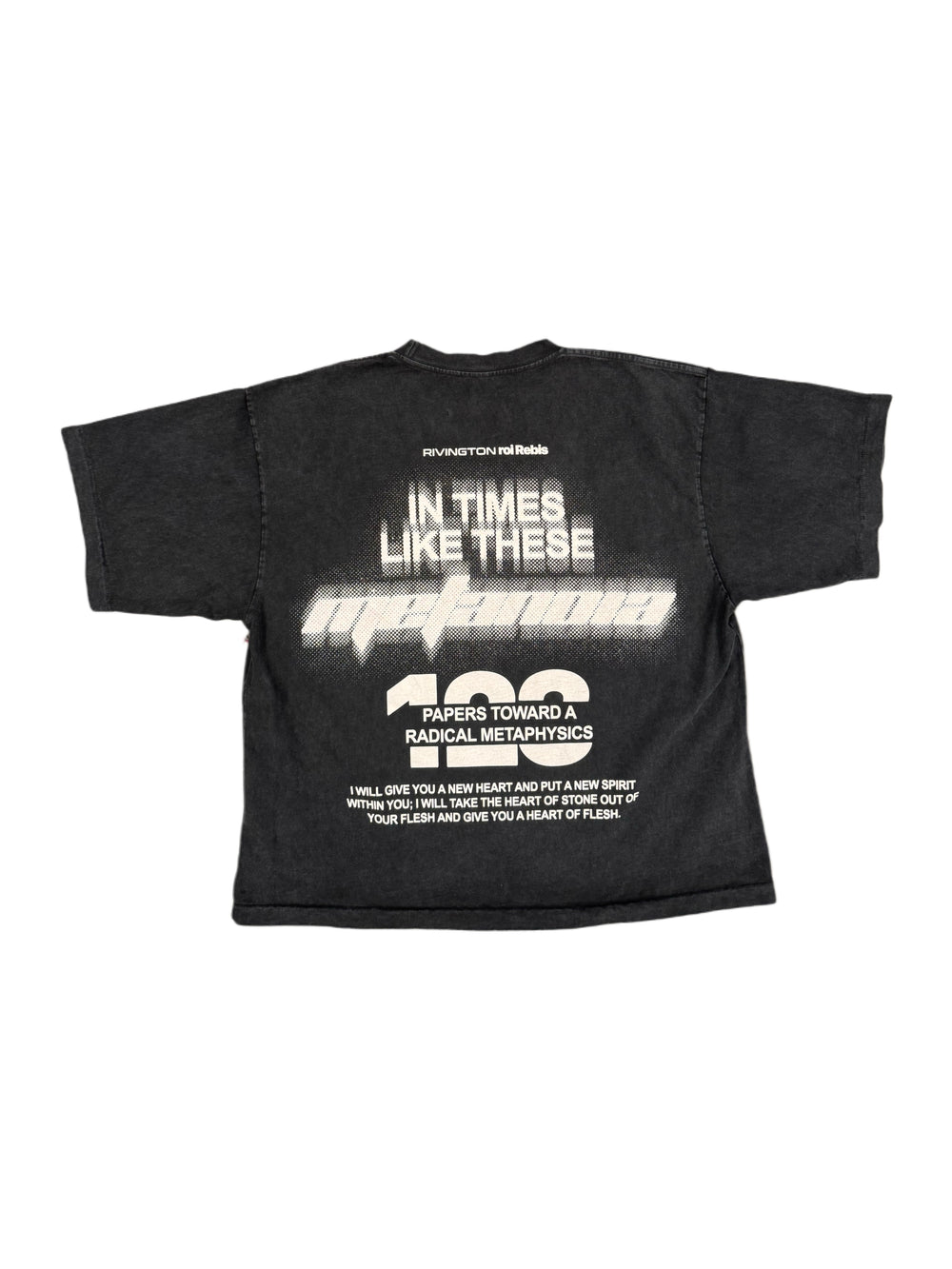 RIVINGTON ROI REBIS IN TIMES LIKE THESE CVA TEE MECH BLACK / RED