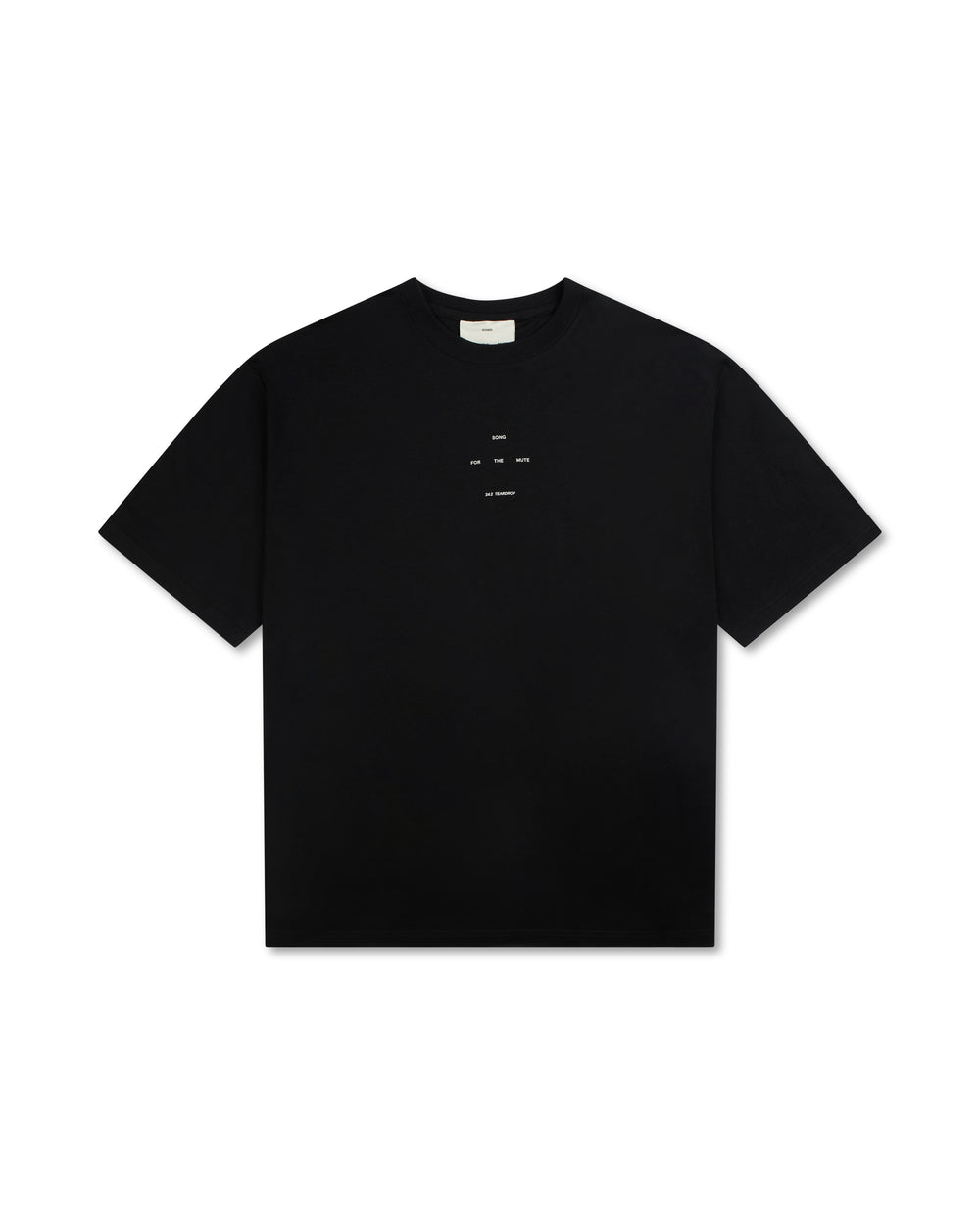 SONG FOR THE MUTE ''LOGO'' OVERSIZED TEE BLACK