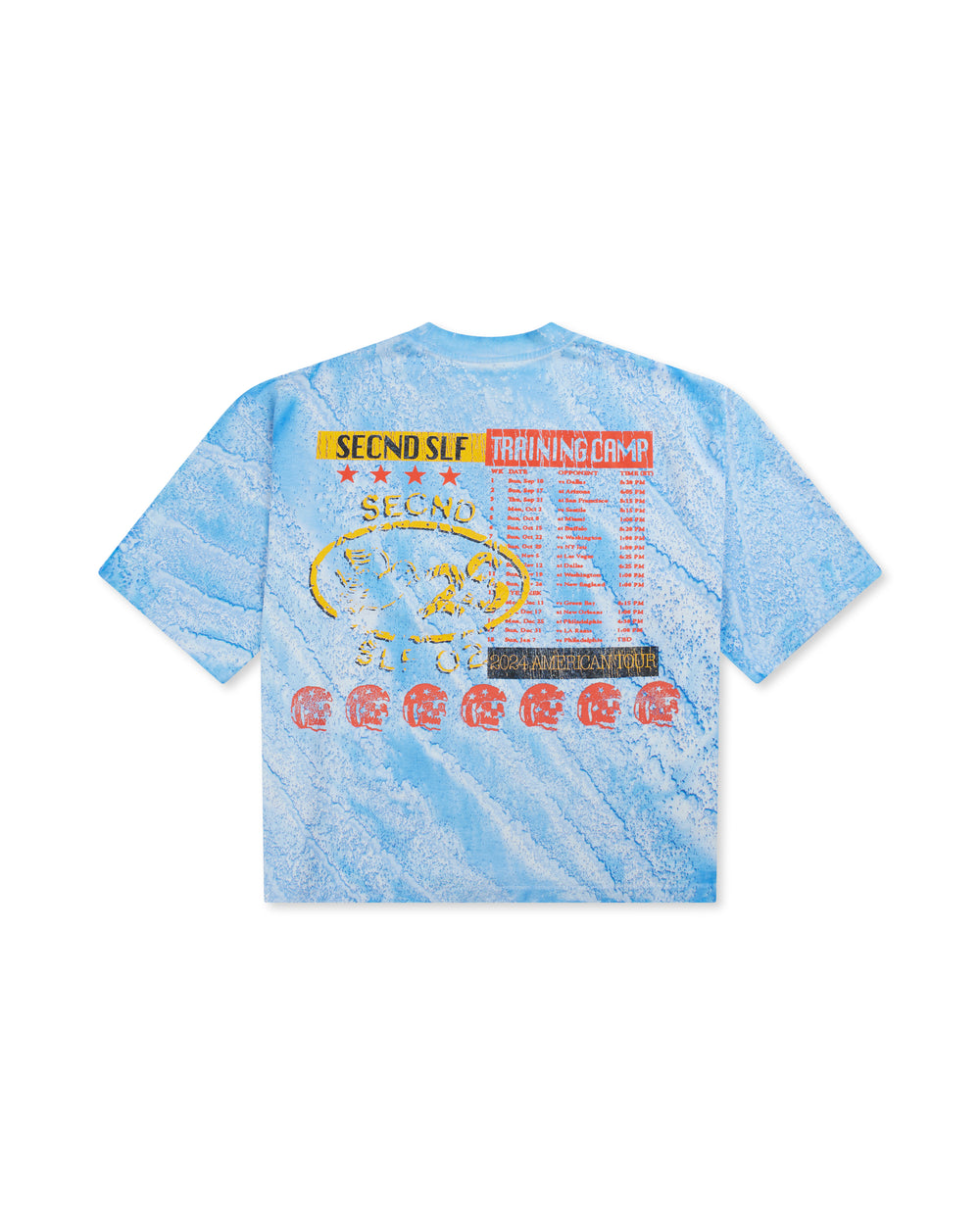 SecndSlf MARATHÓNAS TEE BLUE