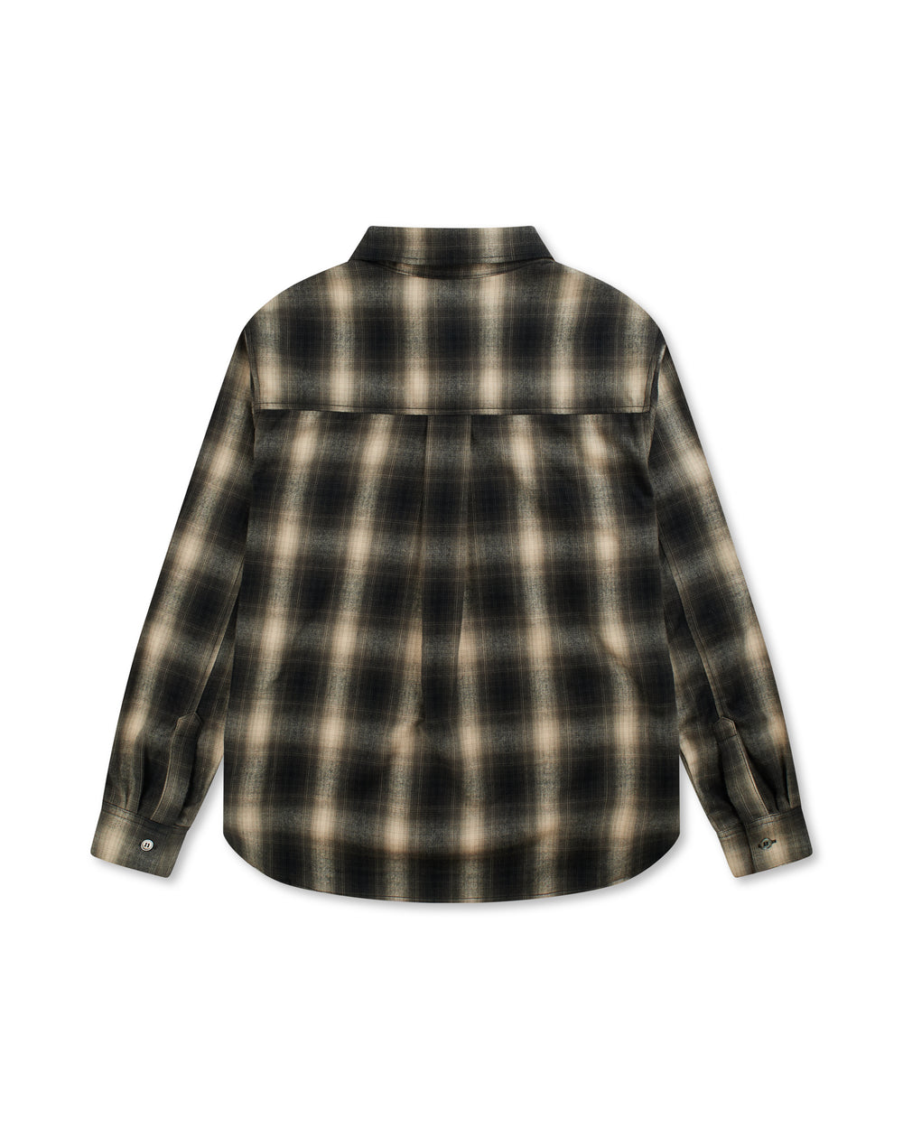 RHUDE RACING FLANNEL BLACK/GREY