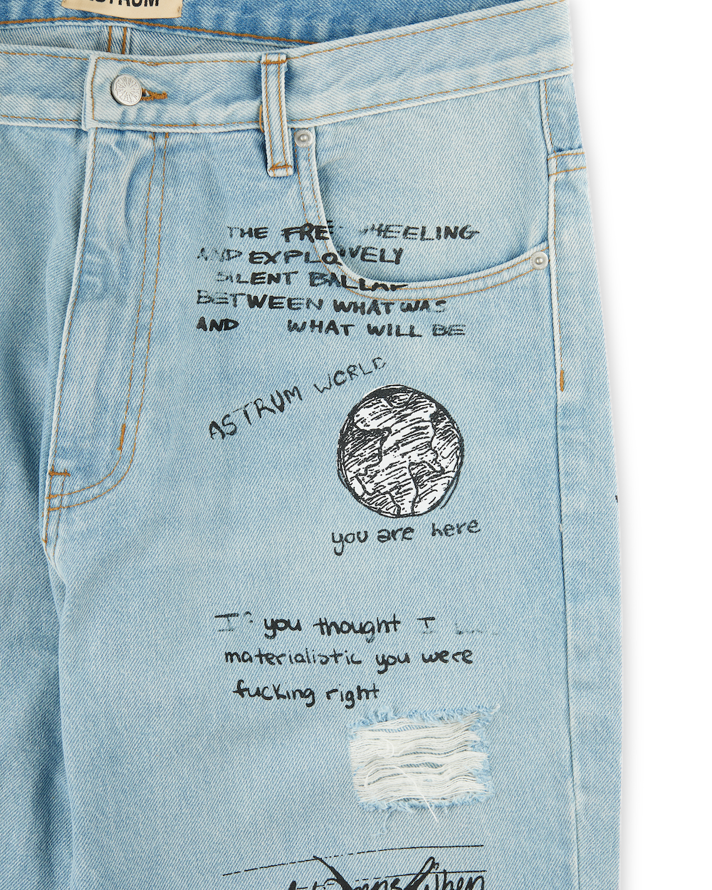 ASTRUM DEDICATION JEANS BLUE