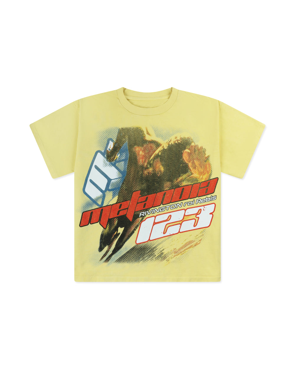 RIVINGTON ROI REBIS META-MAN TEE META YELLOW