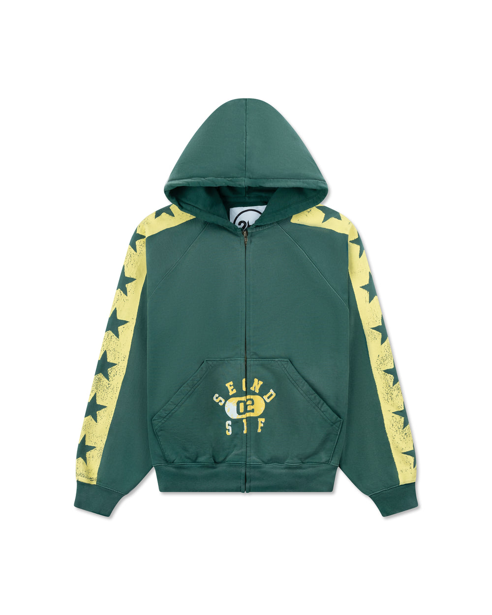 SECNDSLF ALL STAR FIELD DAY ZIP-UP FORREST GREEN