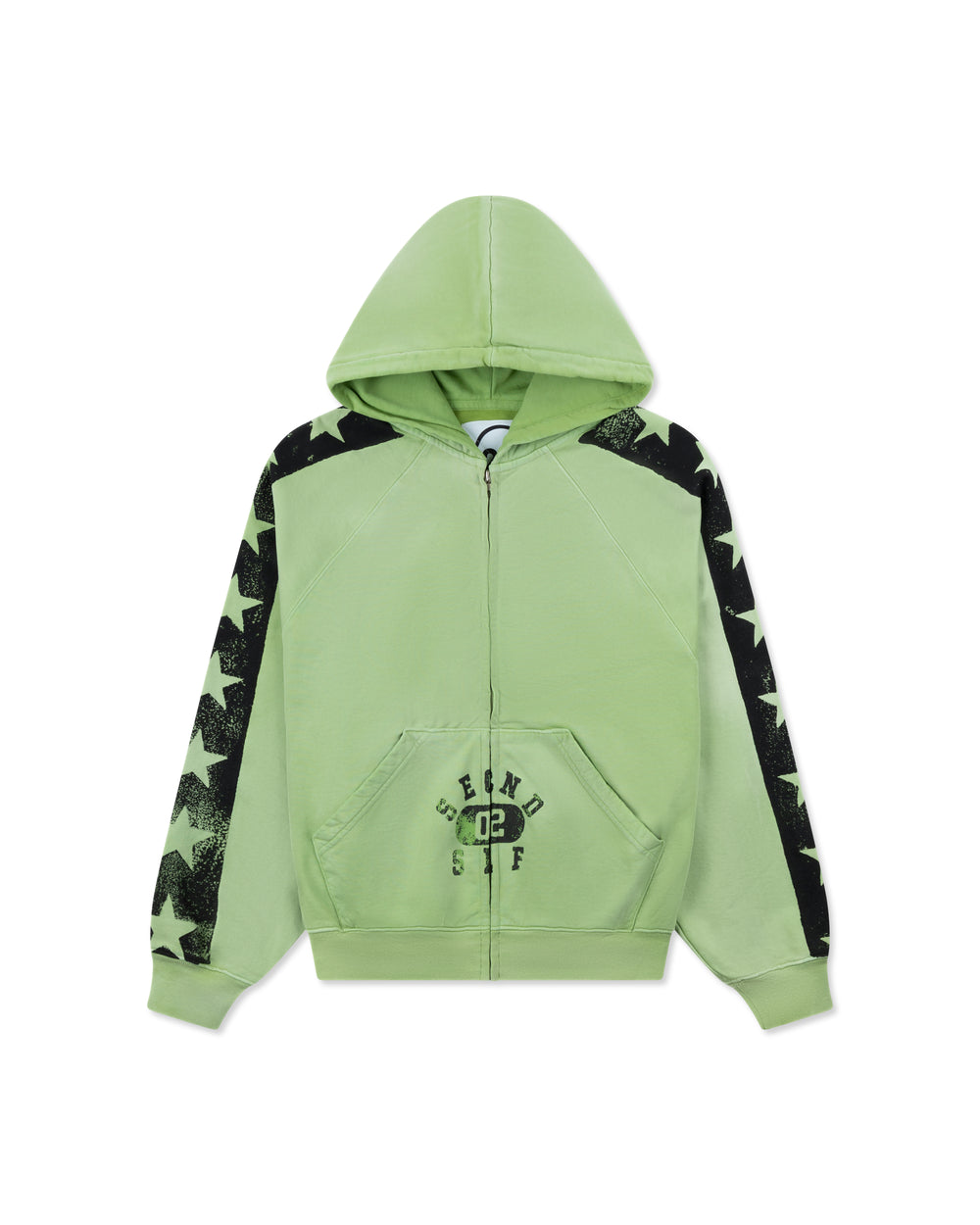 SECNDSLF ALL STAR FIELD DAY ZIP-UP LIME