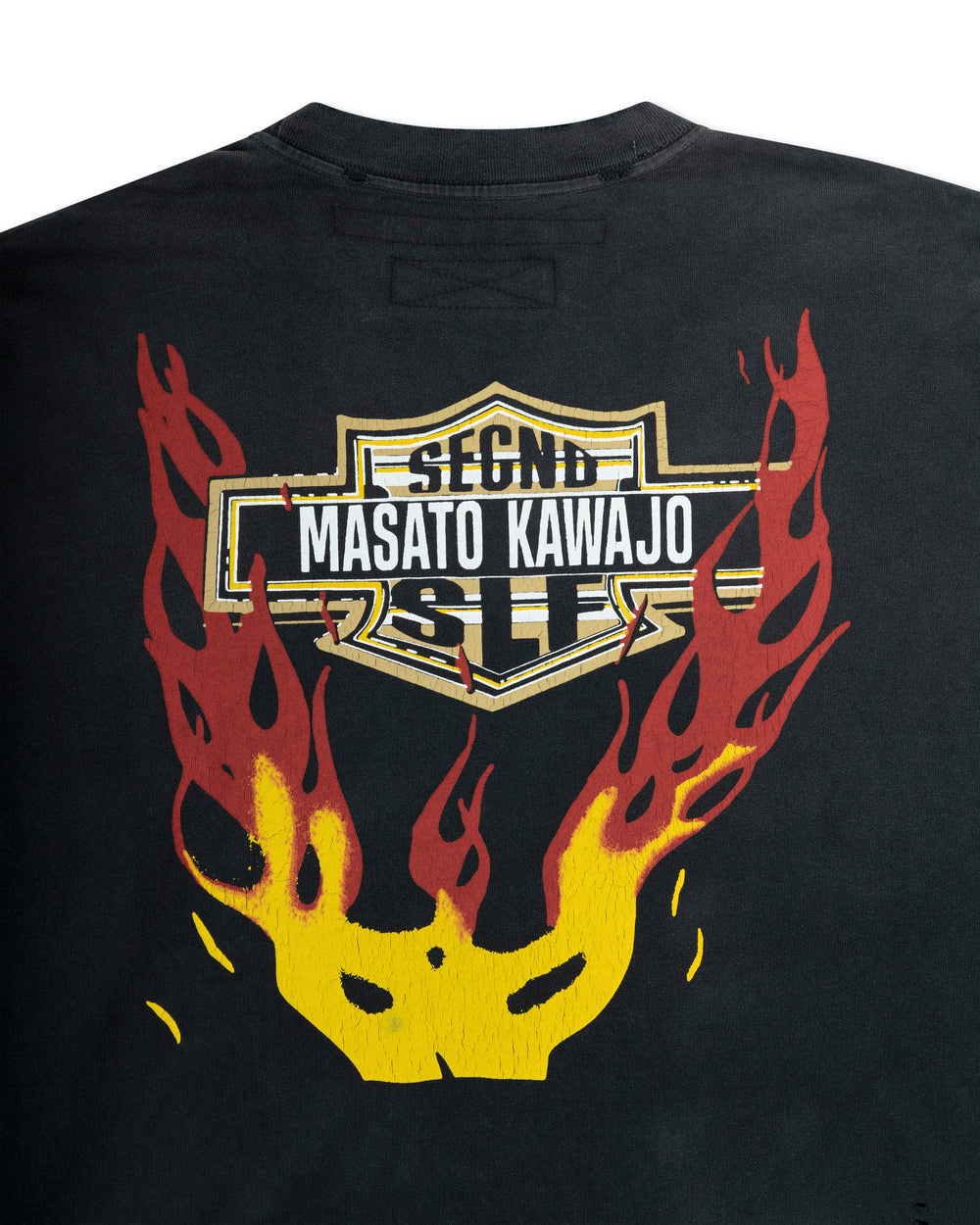 Secndslf Firestorm Vintage LS x Masato Kawajo Black/Orange