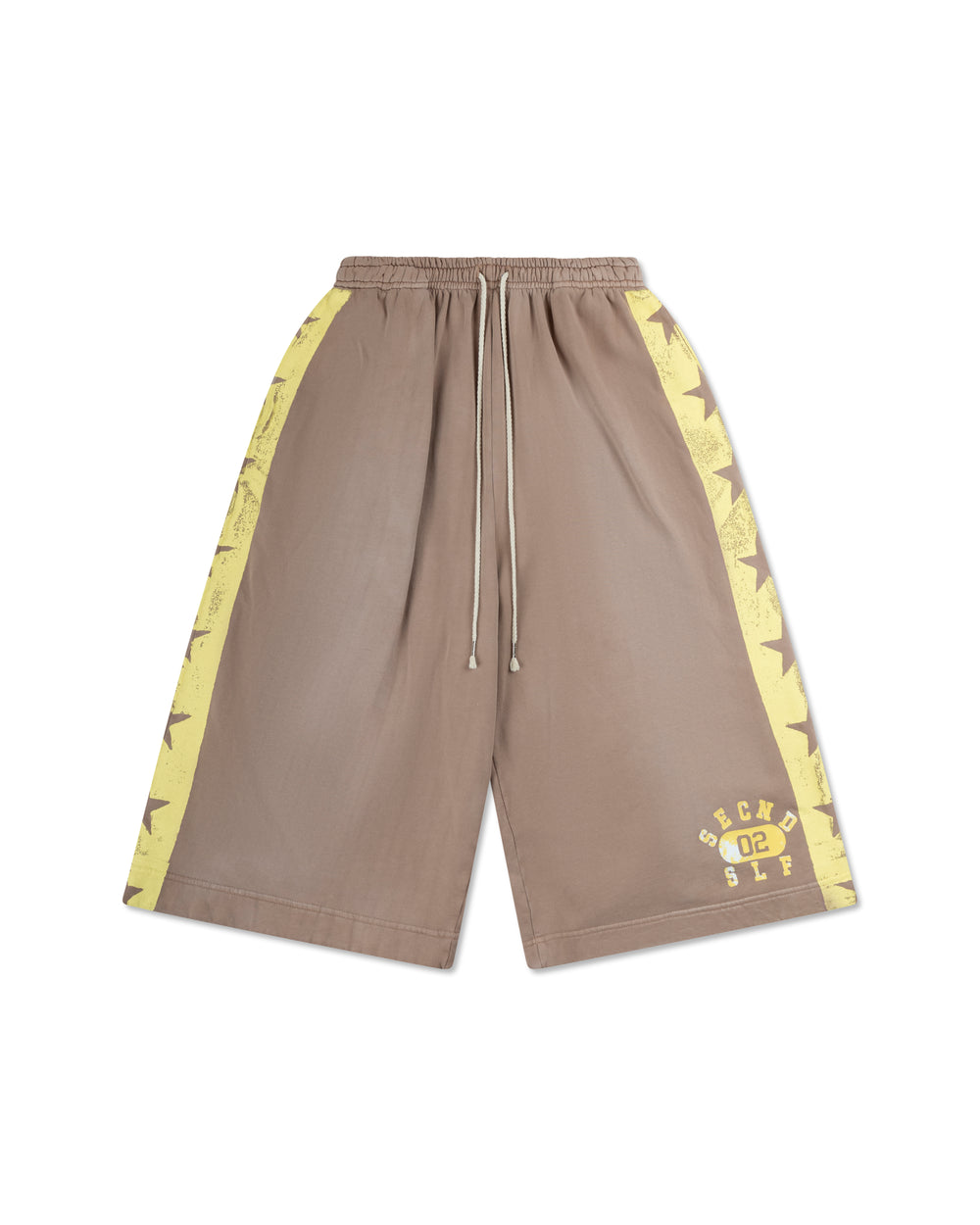 SECNDSLF JUMBO PRACTICE SHORT BROWN
