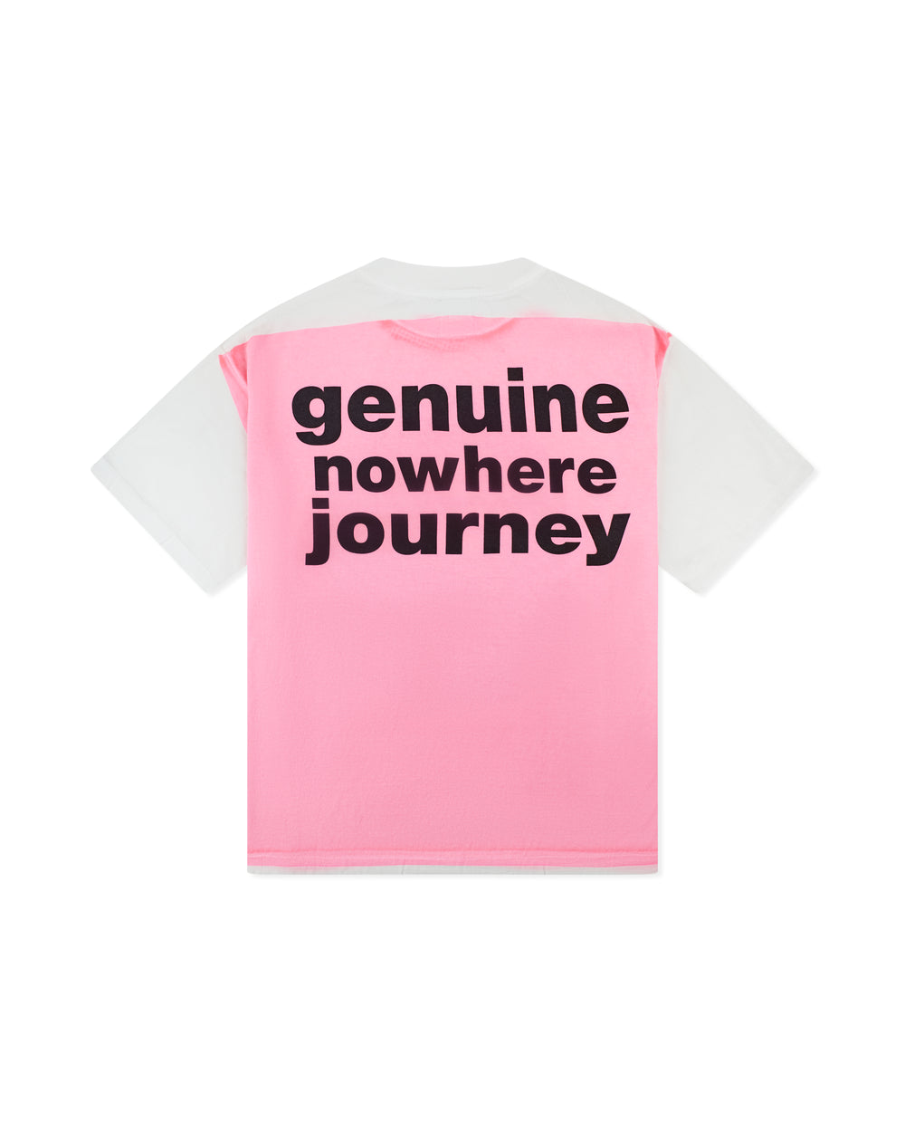 Saint Michael x Bape Handprint White/Pink Tee