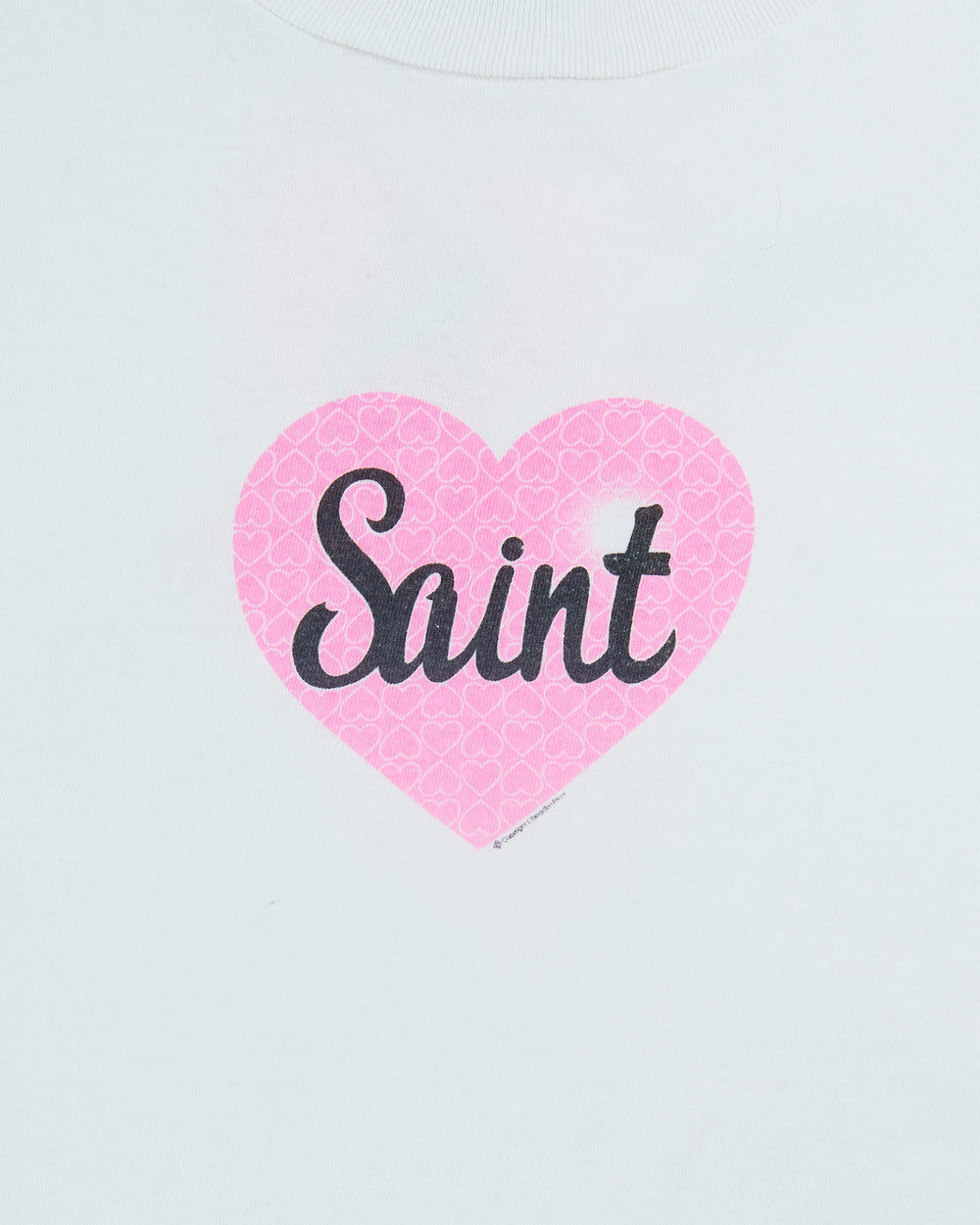 Saint Michael Heart T-Shirt White