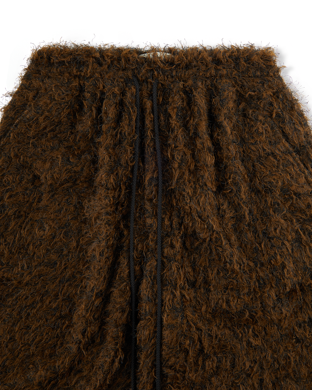 SONG FOR THE MUTE ELASTICATED SHORTS BLACK/BROWN