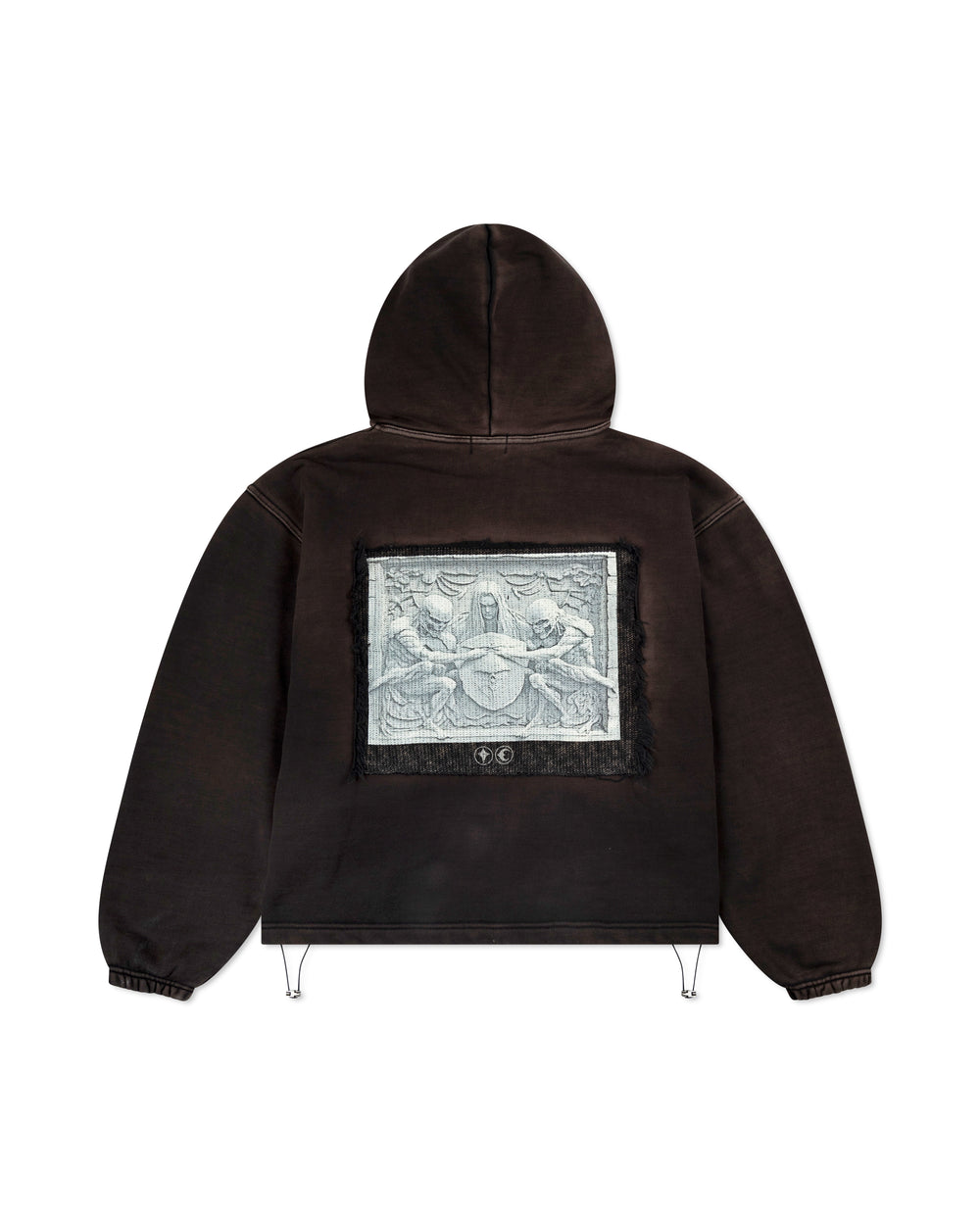 Thug Club Devil Peace Patch Hoodie Black
