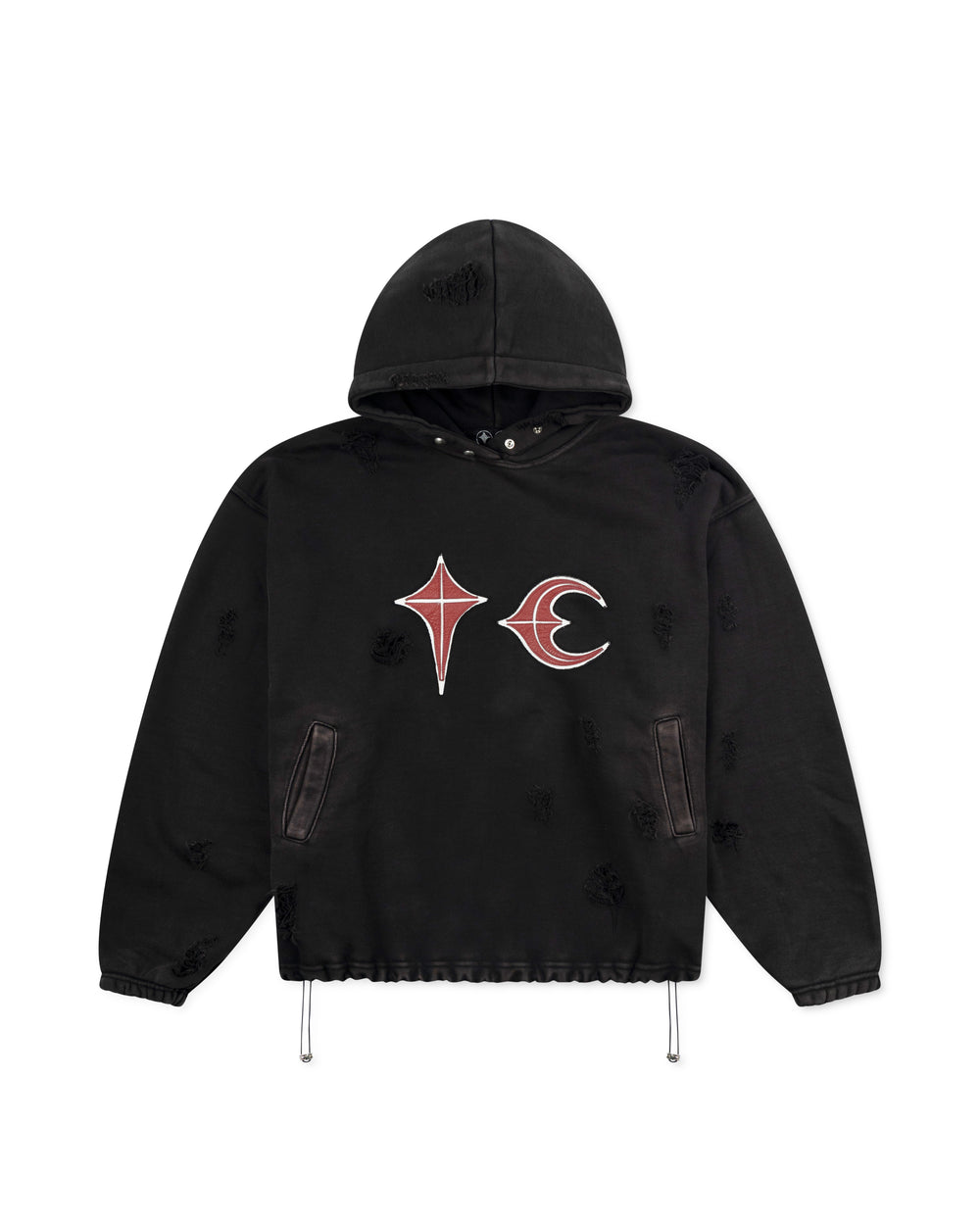 Thug Club Rock Hoodie Black