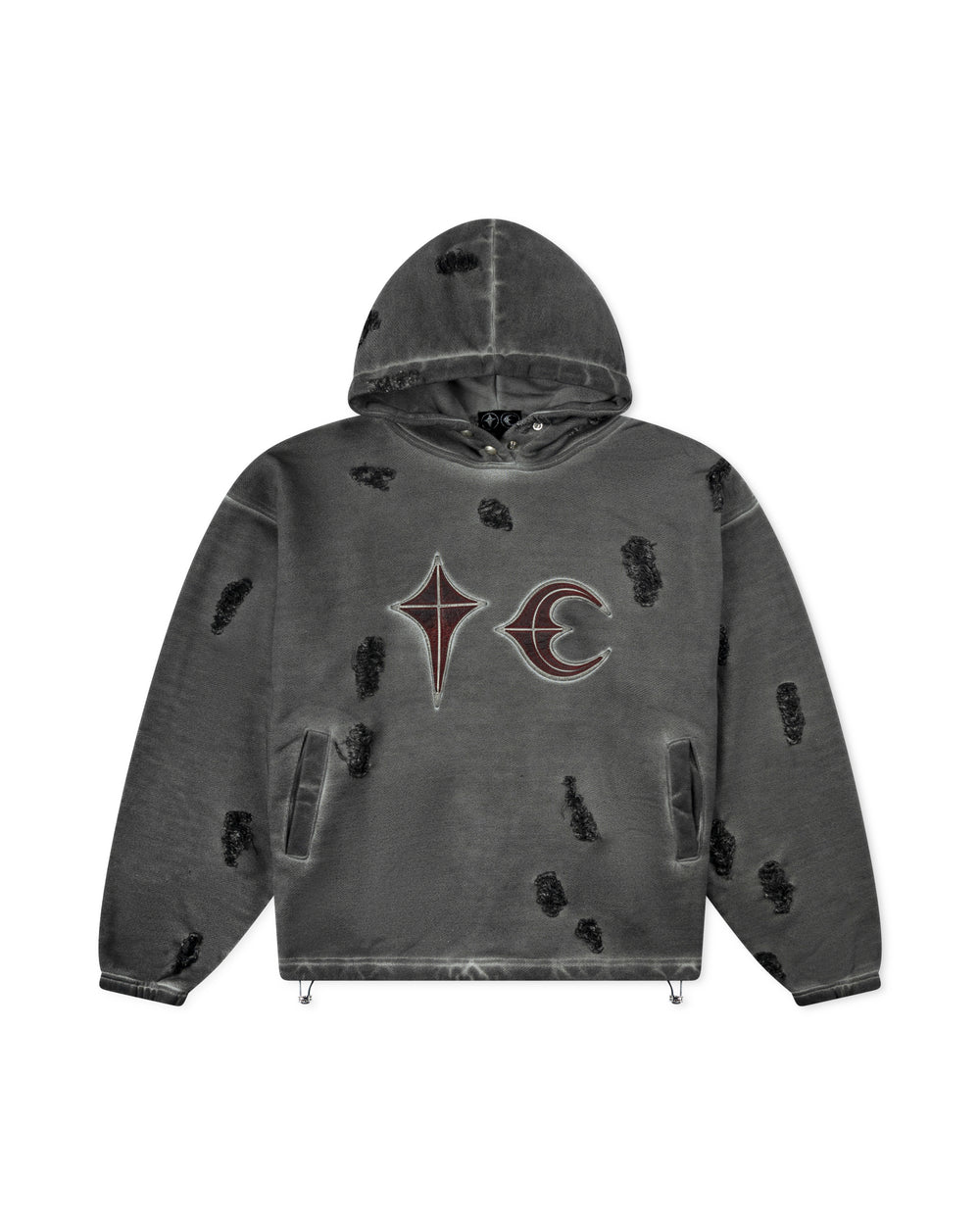 Thug Club Rock Hoodie Grey
