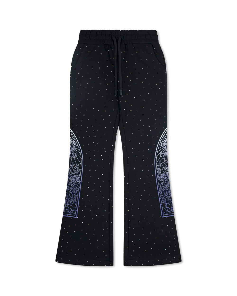 WHO DECIDES WAR RHINESTONE SWEATPANT COAL