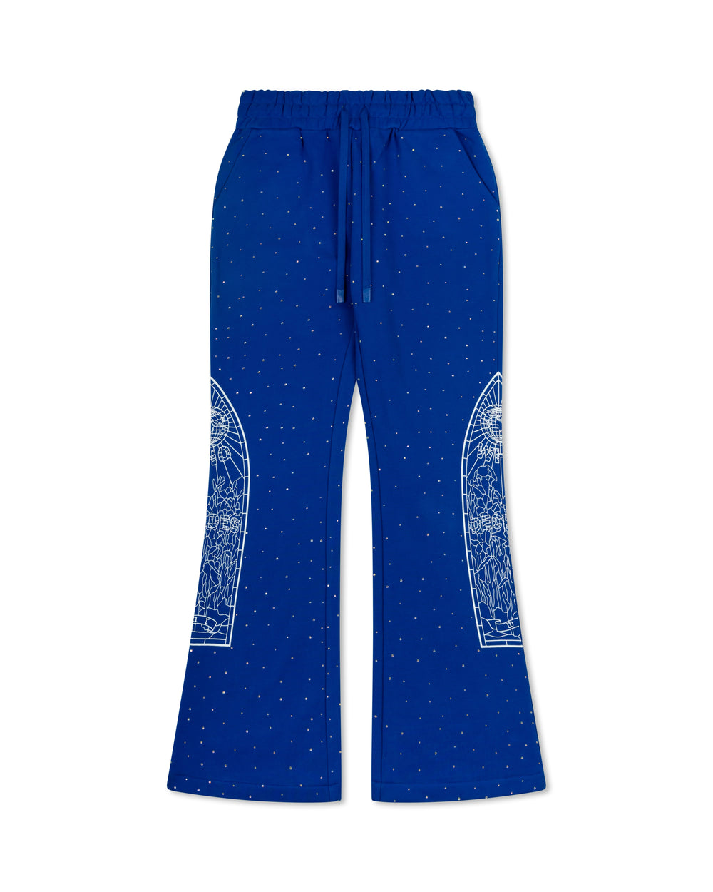 WHO DECIDES WAR RHINESTONE SWEATPANT INDIGO