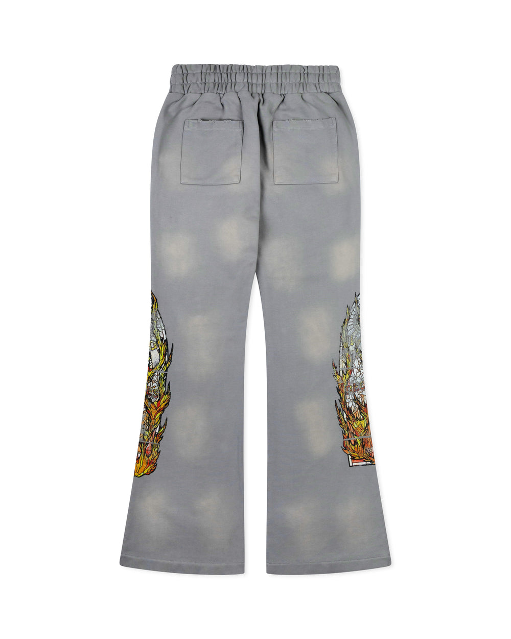 WHO DECIDES WAR FADED FLAME GLASS SWEATPANT VINTAGE GREY