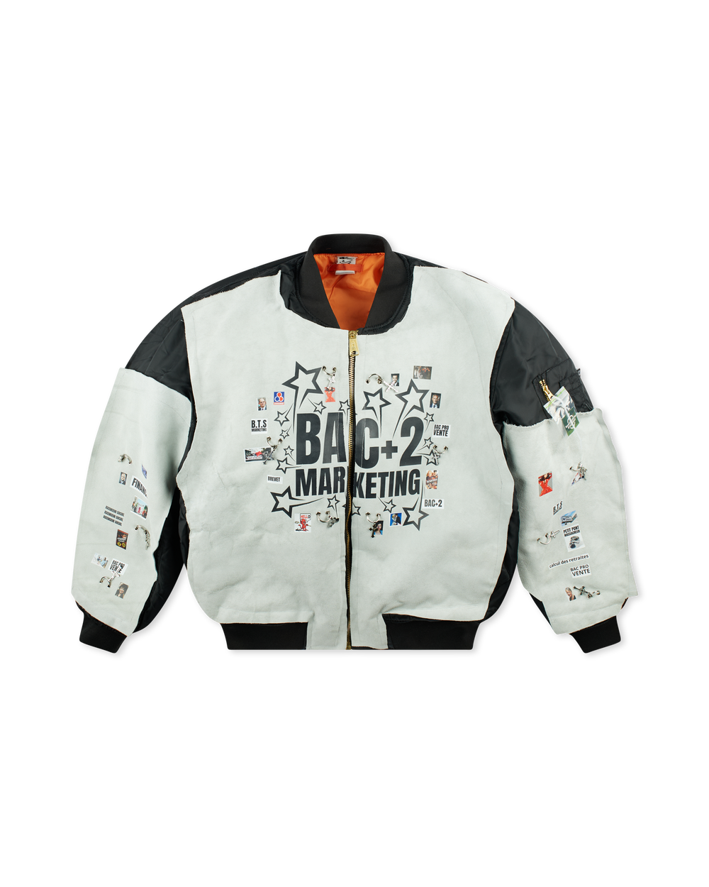 COUCOU BEBE BAC+2 SOFT GREY BOMBER Black