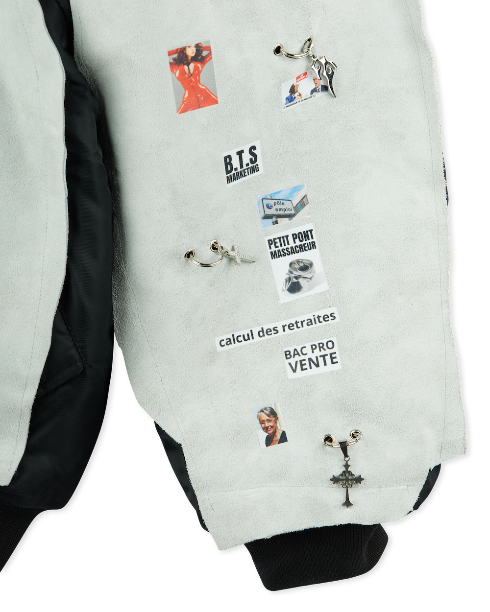 COUCOU BEBE BAC+2 SOFT GREY BOMBER Black