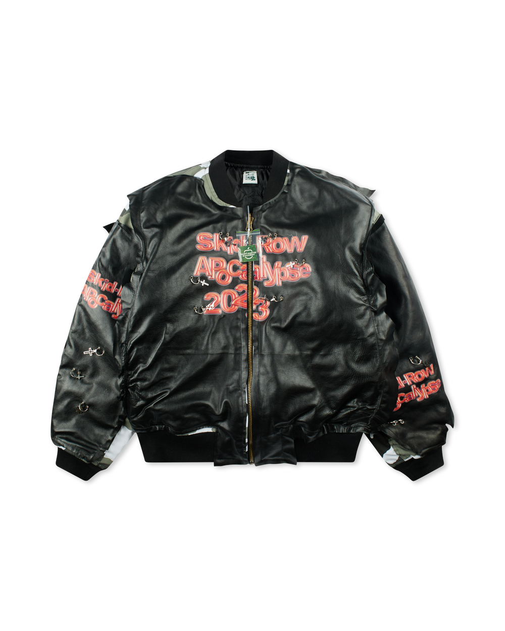 COUCOU BEBE SKID ROW BOMBER JACKET BLACK/CAMO