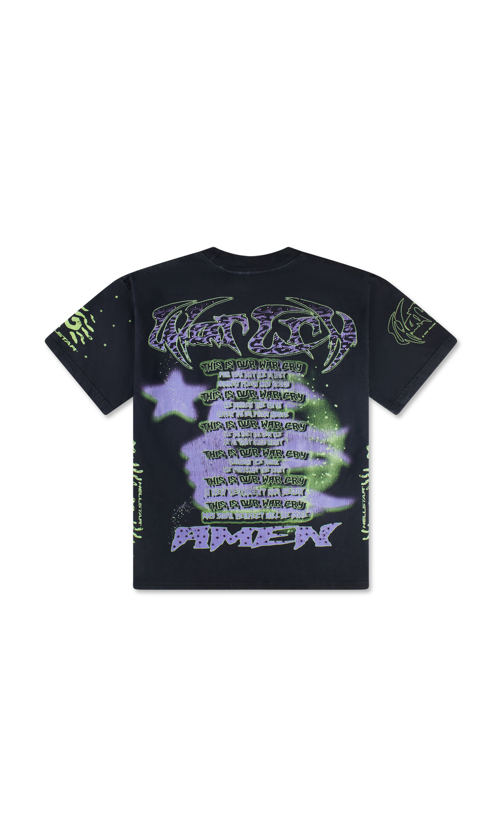 HELLSTAR AMEN T-SHIRT BLACK