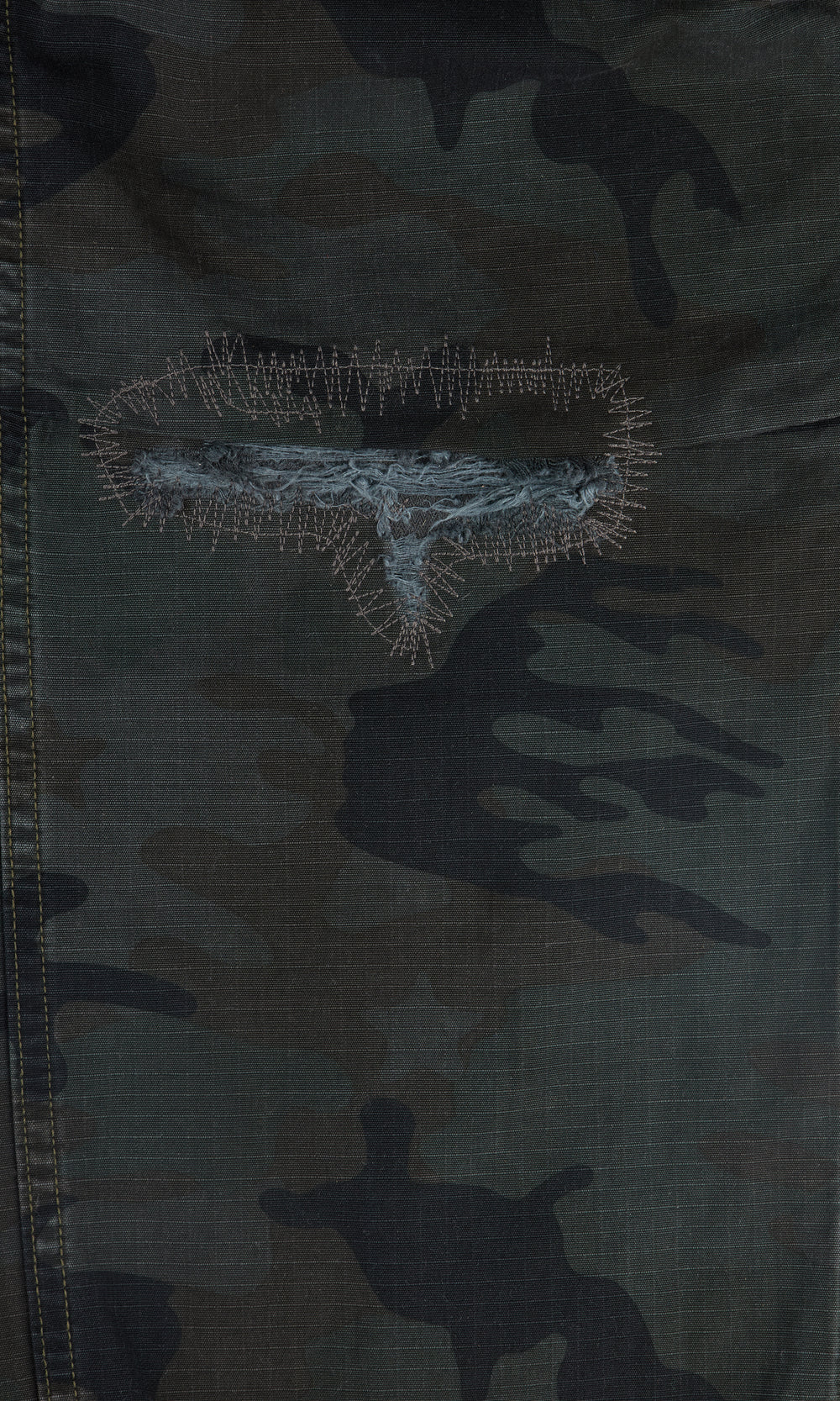 HELLSTAR CARGO PANTS (RIPPED) BLACK