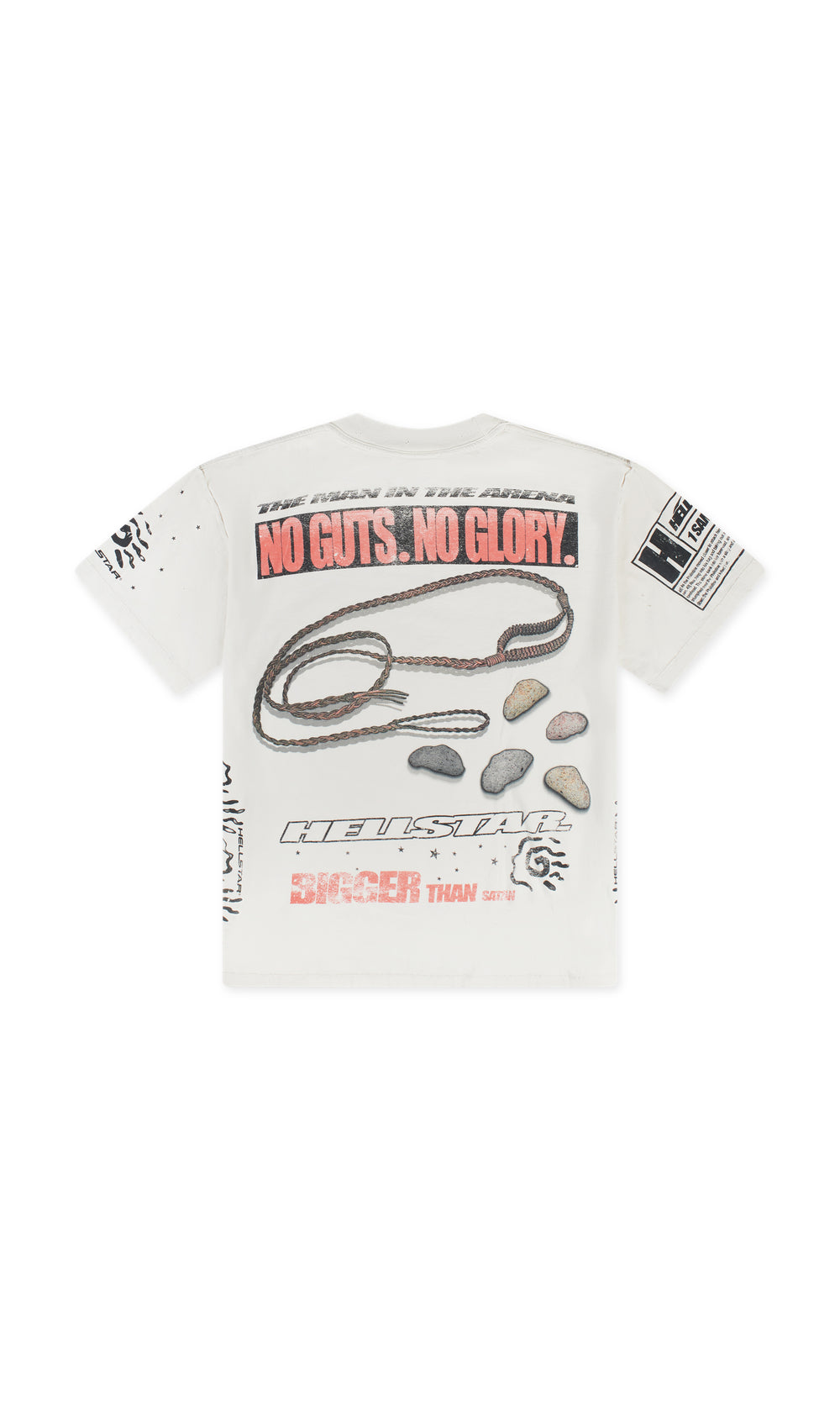 HELLSTAR KILL YOUR GOLIATH T-SHIRT WHITE
