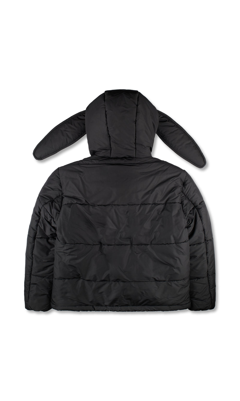 CHARLES JEFFREY LOVERBOY BUNNY PUFFER JACKET BLACK