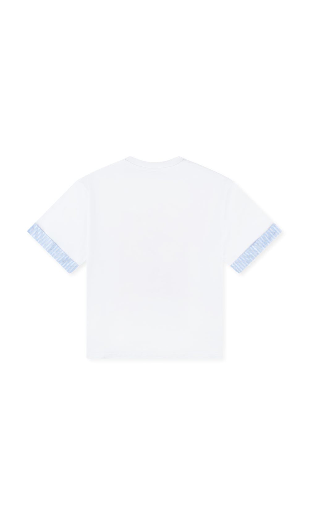 CHARLES JEFFREY LOVERBOY TURN UP TEE WHITE