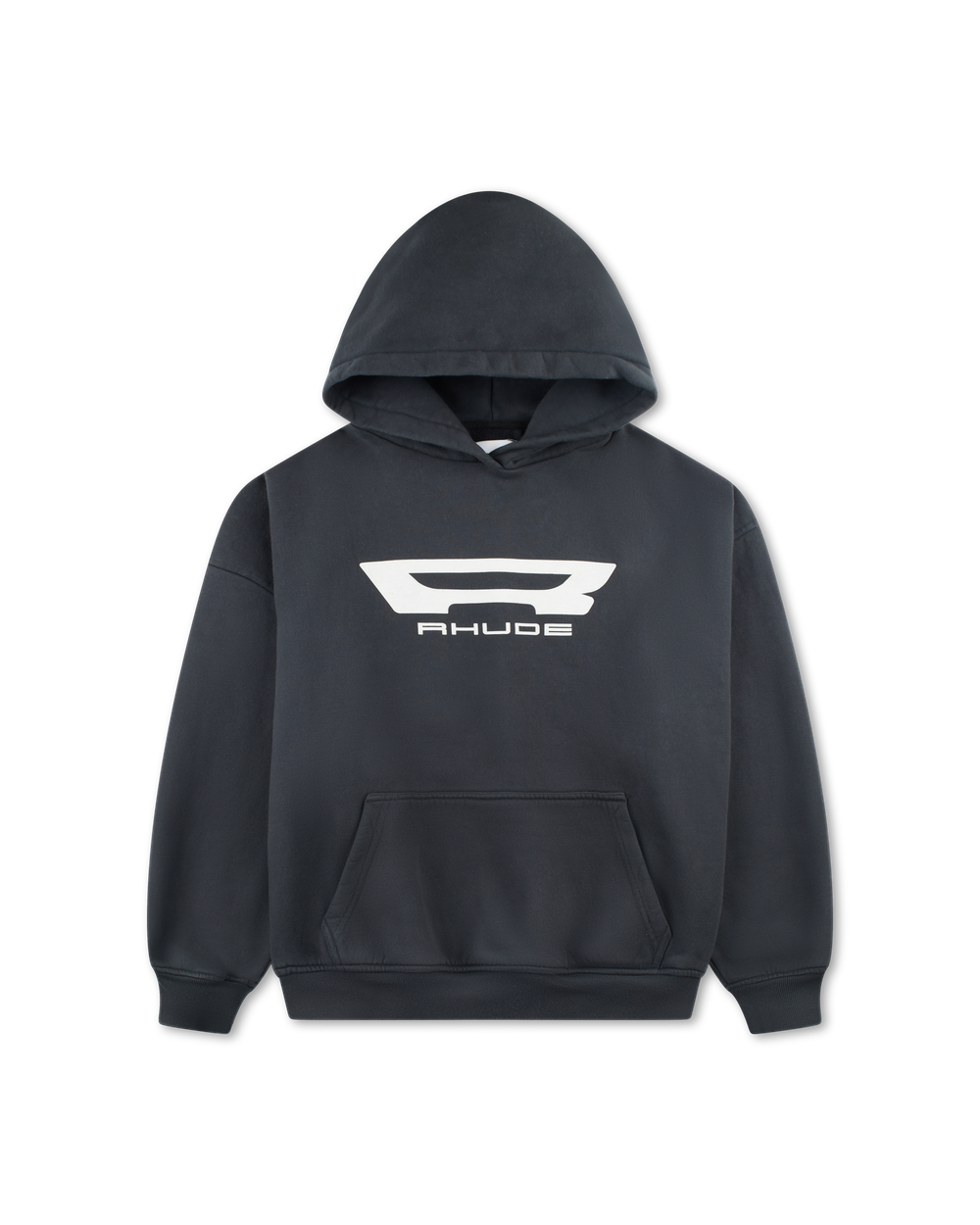 RHUDE CAMPIONE HOODIE VTG BLACK