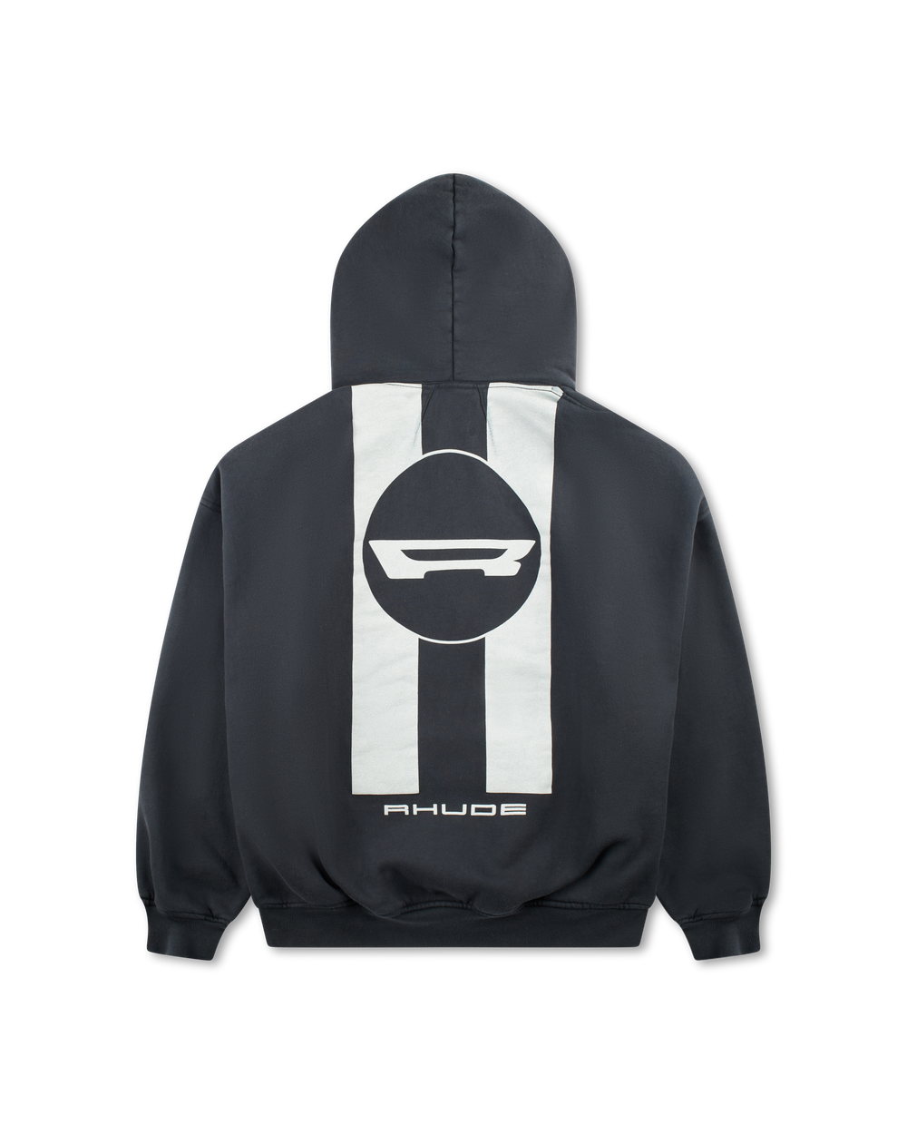 RHUDE CAMPIONE HOODIE VTG BLACK