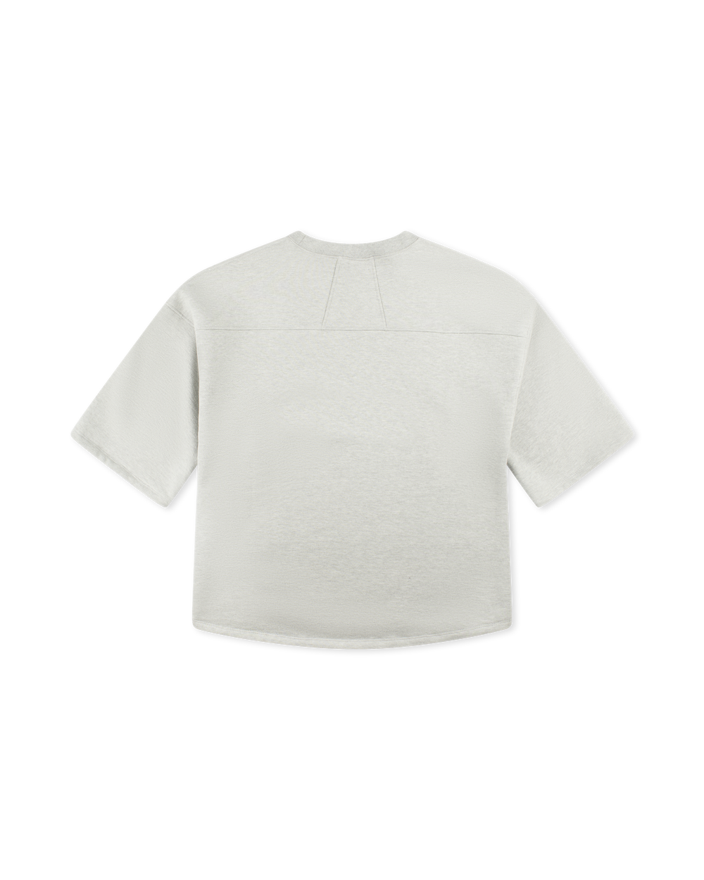 RHUDE COTE D'AZUR MID-SLEEVE BOXY TEE HEATHER GREY