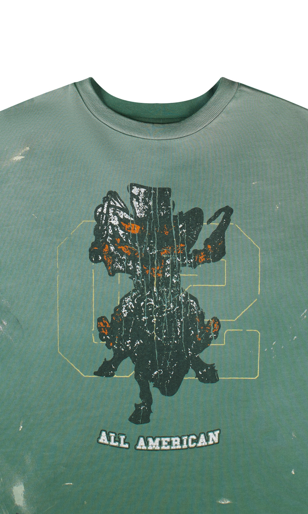SECNDSLF ALL AMERICAN VINTAGE TEE GREEN