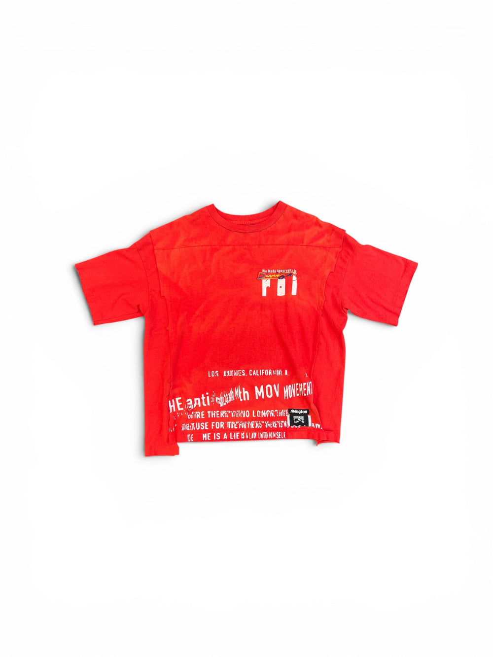 RIVINGTON ROI REBIS MODA APOCRYPHA QUAD TEE RED