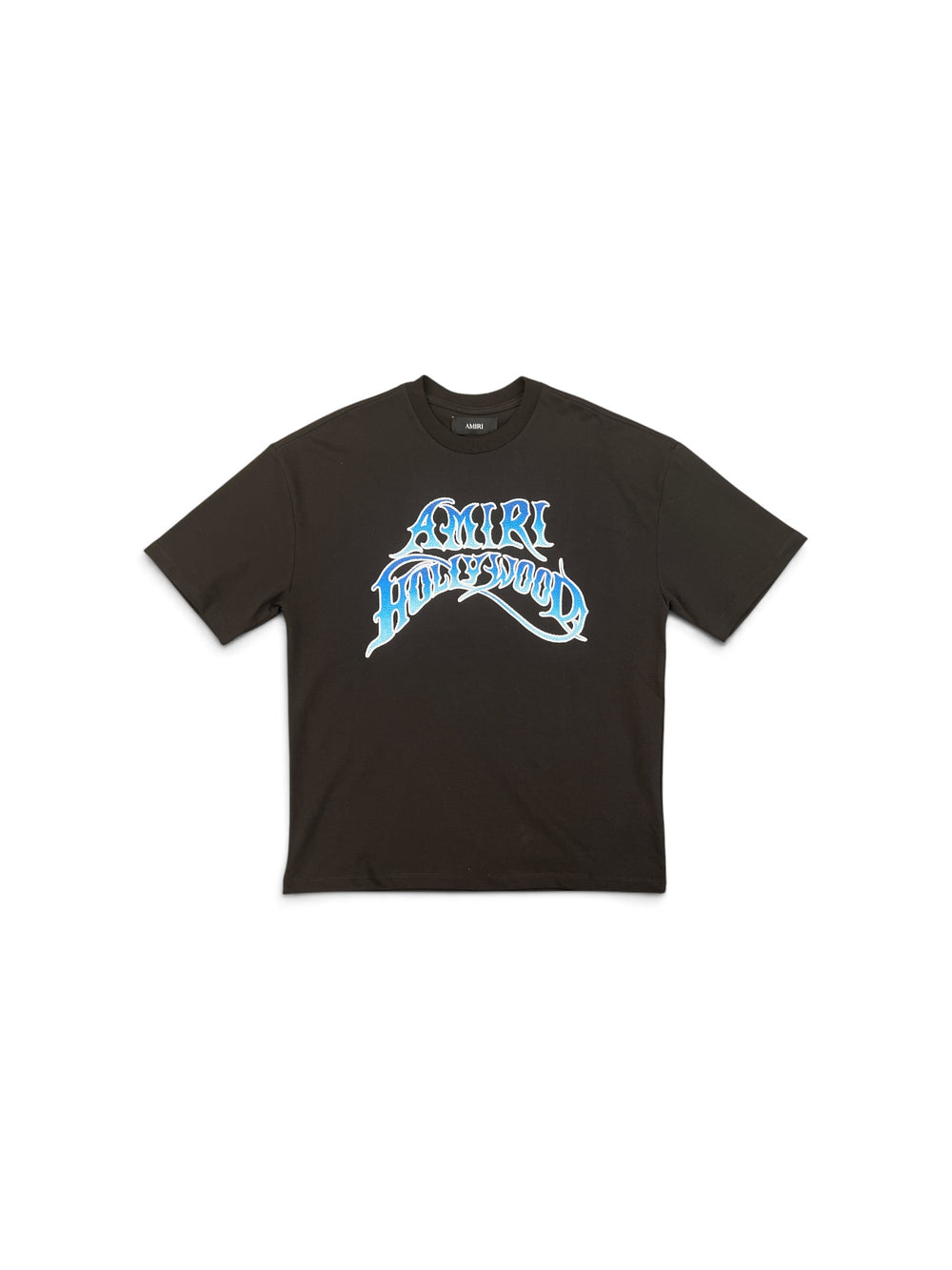 AMIRI CRYS GRAD SURF LJ OS TEE BLACK