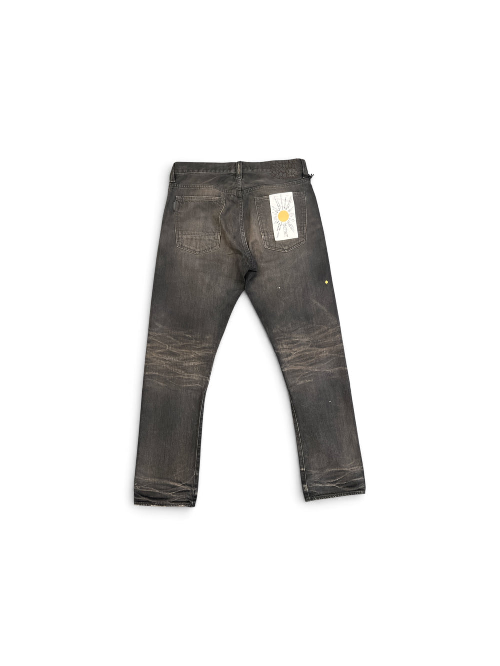 MASTER CRAFT UNION EDO STRAIGHT JEAN SURETO WORN BLACK