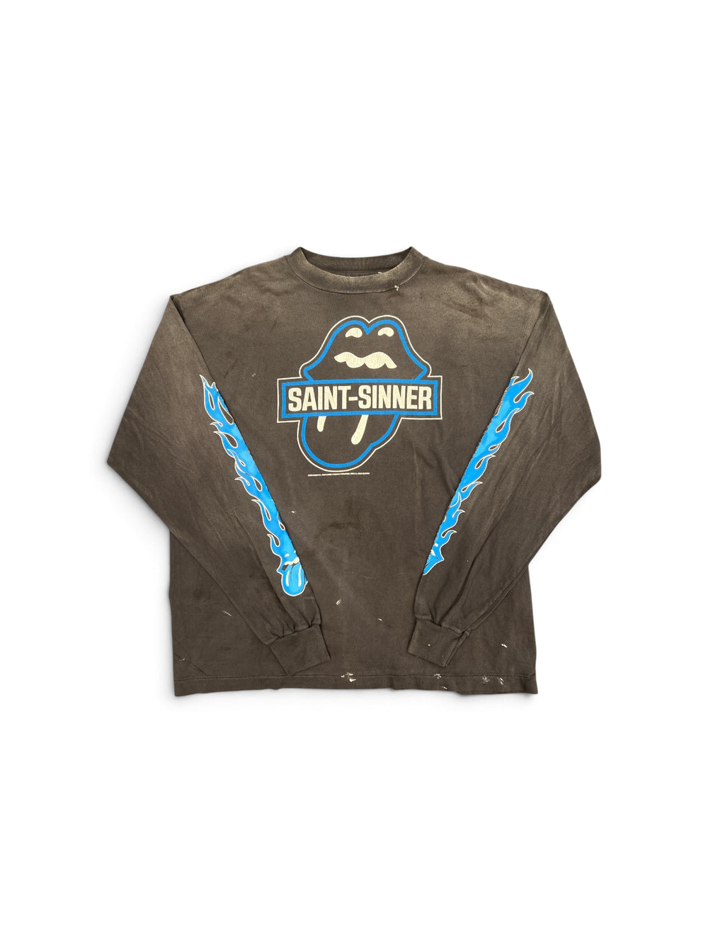 SAINT MICHAEL TRS FIRE LS T-SHIRT BLACK