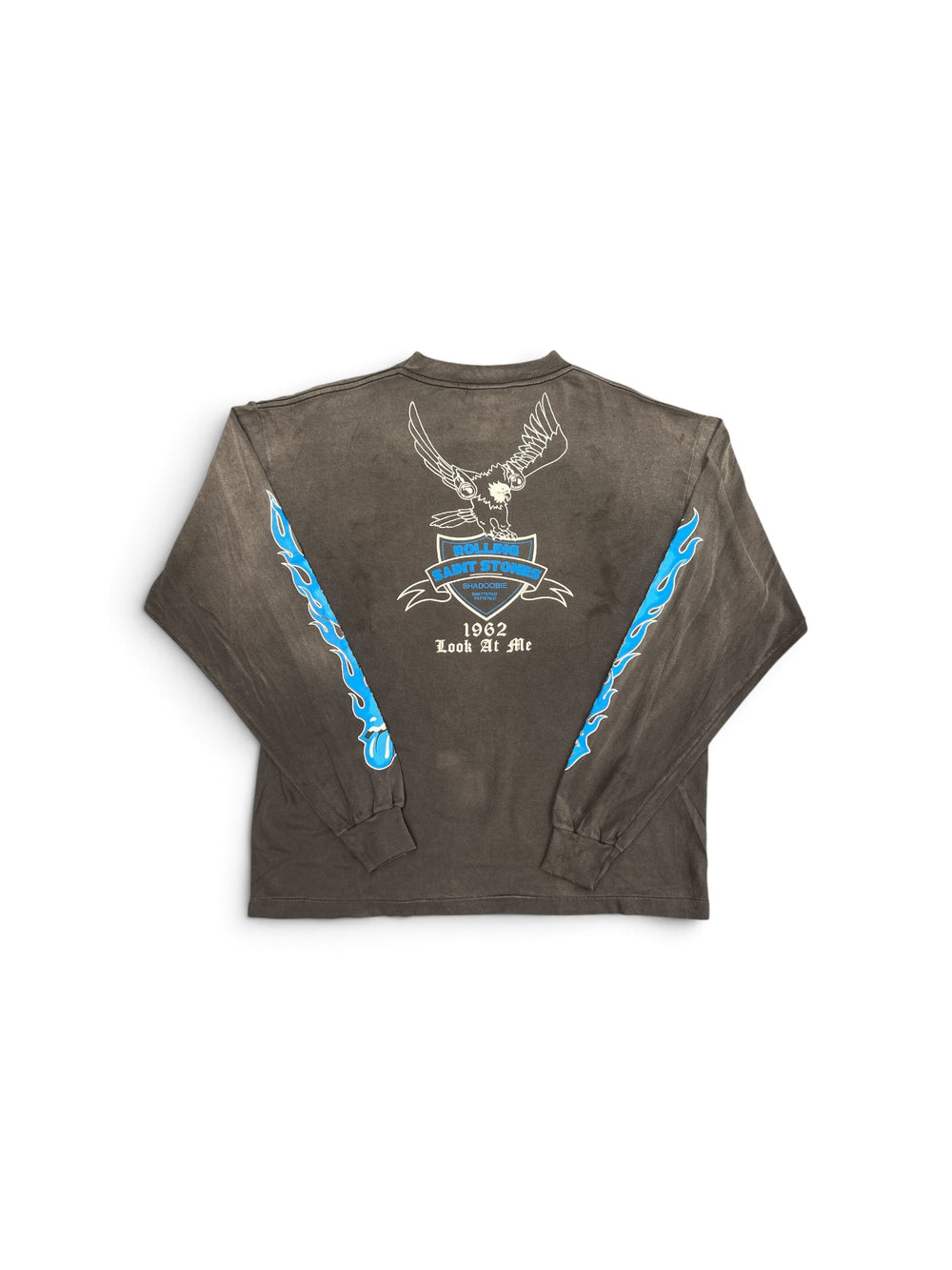 SAINT MICHAEL TRS FIRE LS T-SHIRT BLACK
