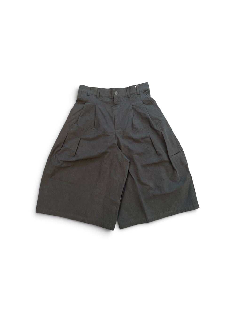ENTIRE STUDIOS CLOAK SHORT BLACK COTTON