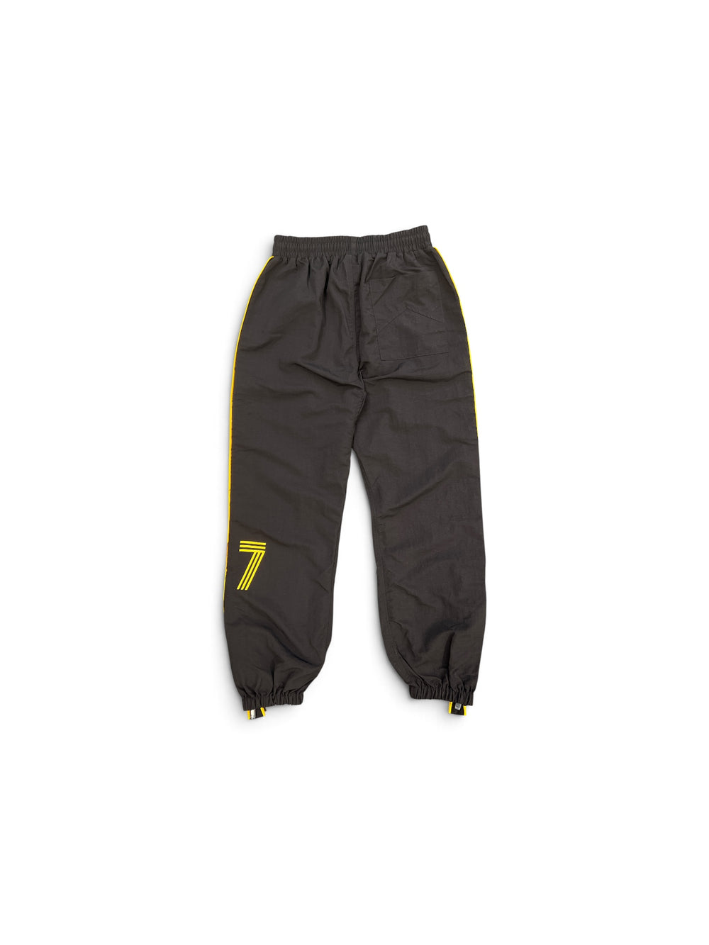 RHUDE LAGO TRACK PANT BLACK / YELLOW