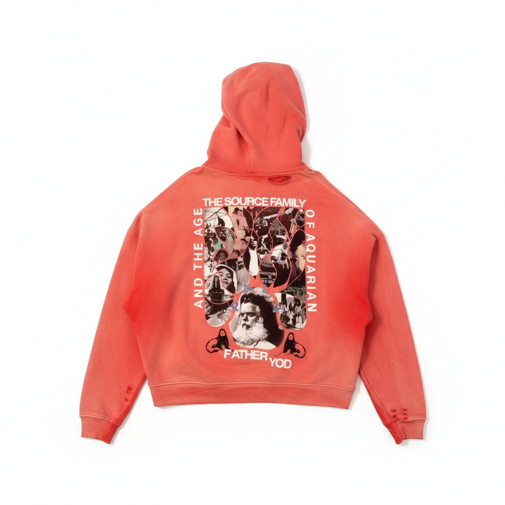 Paly Source Family Hooded Sweatshirt Red