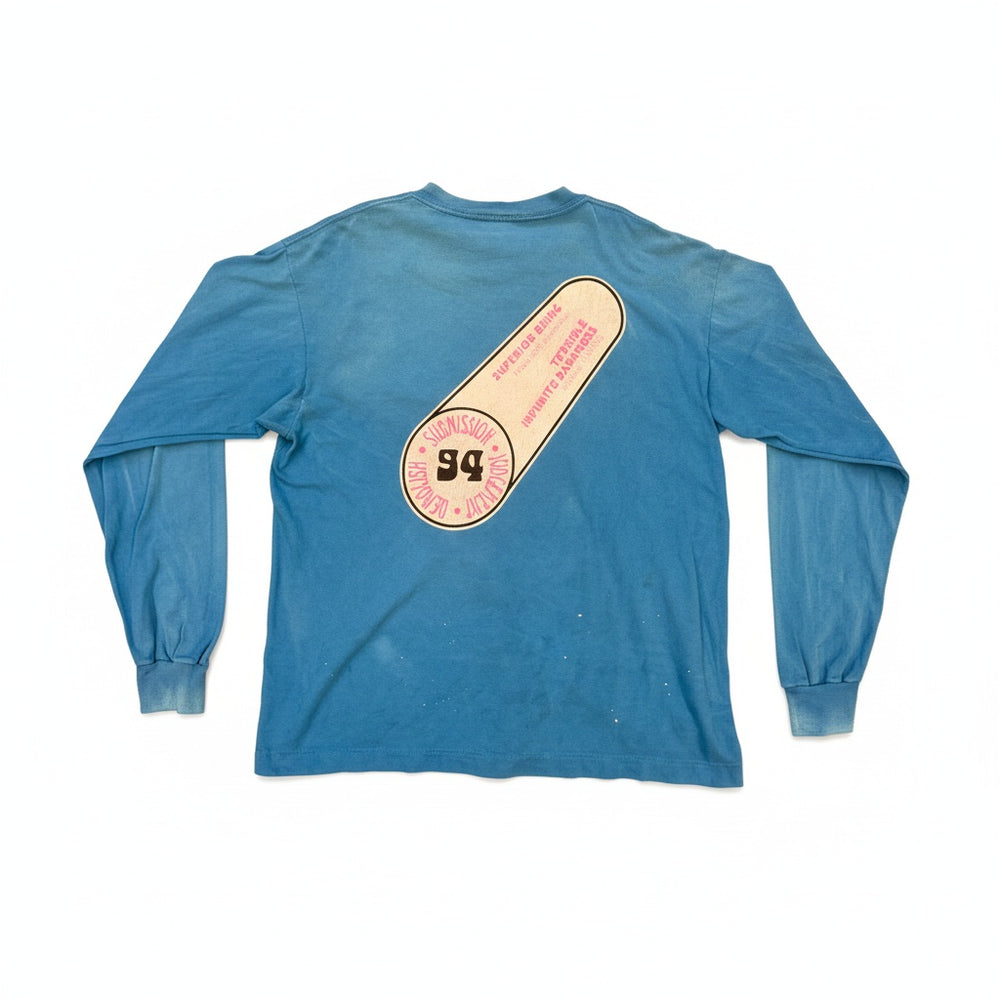Saint Michael Immaculate Long Sleeve Shirt Blue