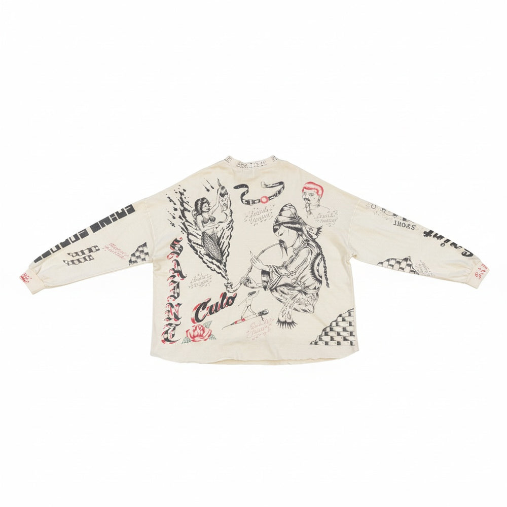 Saint Michael ALX Long Sleeve Shirt White