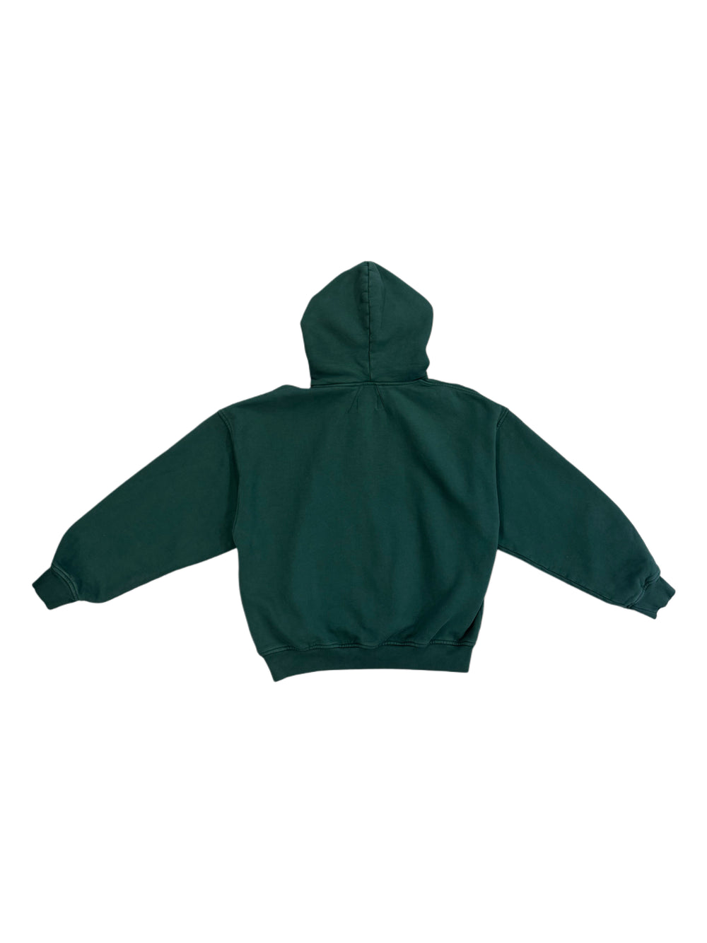 RHUDE THOUSAND PALMS HOODIE VINTAGE FOREST GREEN / WHITE
