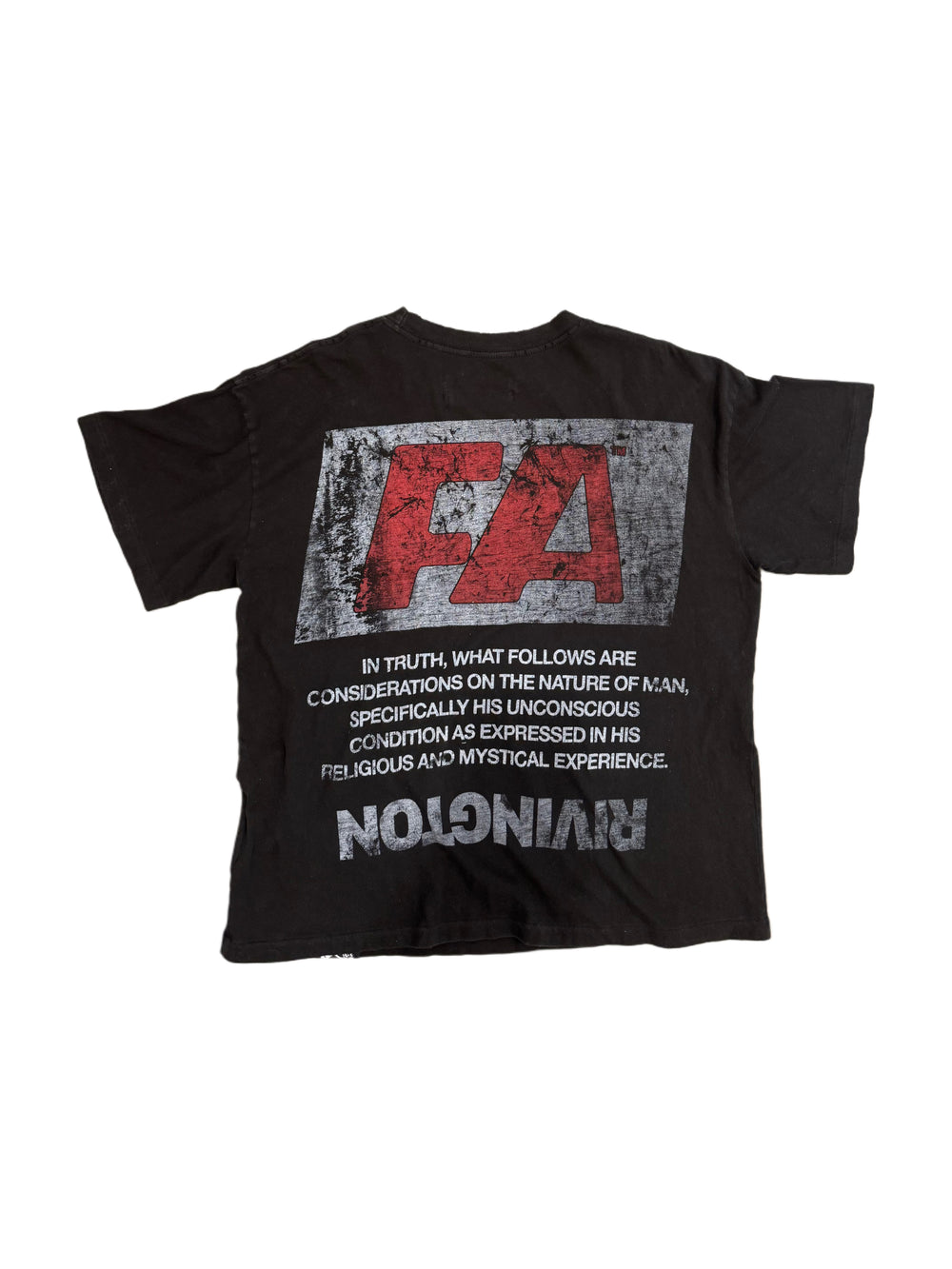 RIVINGTON ROI REBIS NATURE OF MAN TEE WELDER BLACK