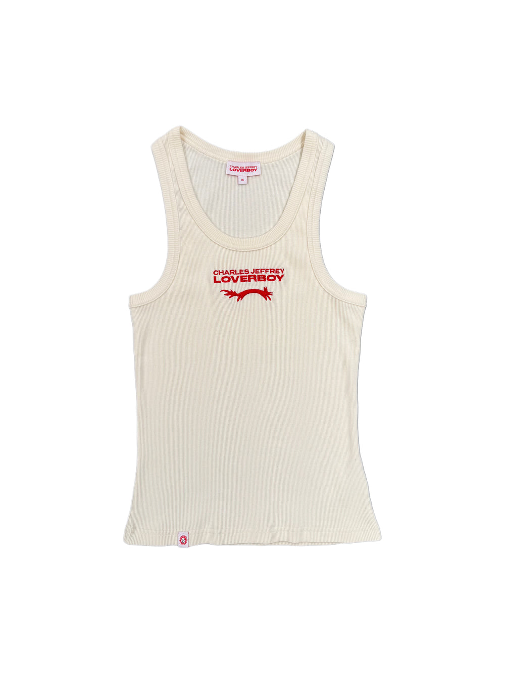 CHARLES JEFFREY LOVERBOY LOGO TANK TOP ECR