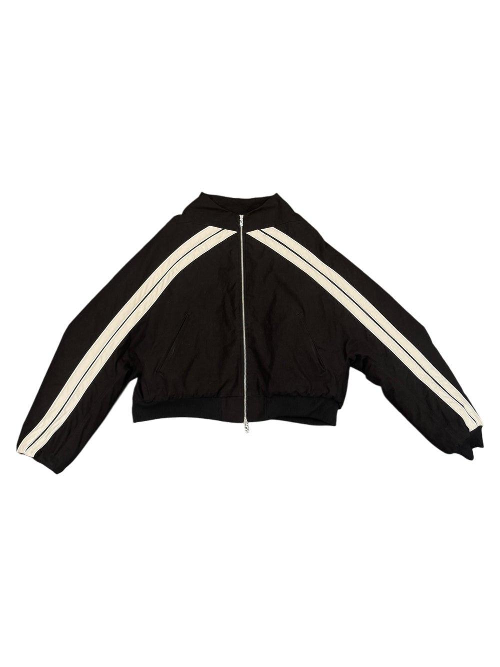RIVINGTON ROI REBIS TRAPPIST BOMBER BLACK/WHITE