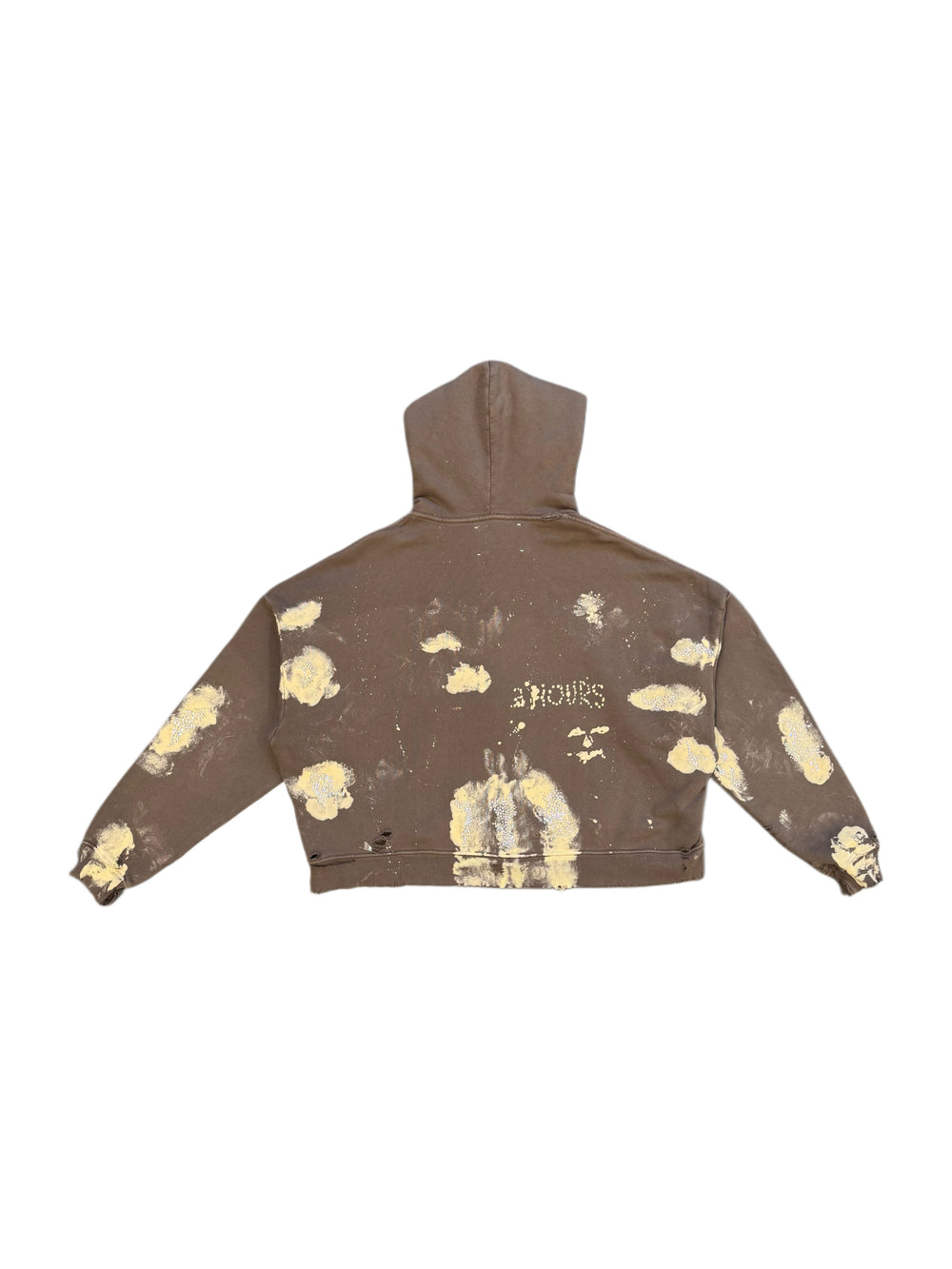 Paly Been Amess Zip Hooded Sweatshirt Brown