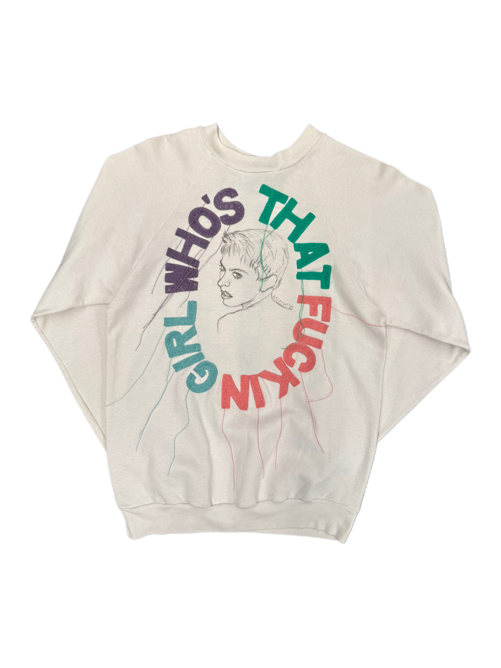 Masato Kawajo Madonna Hand Drawing Sweatshirt